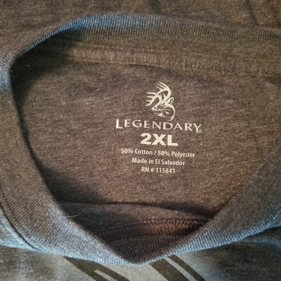 Legendary Whitetails Deer Gear T-Shirt Size 2XL New - Picture 5 of 5